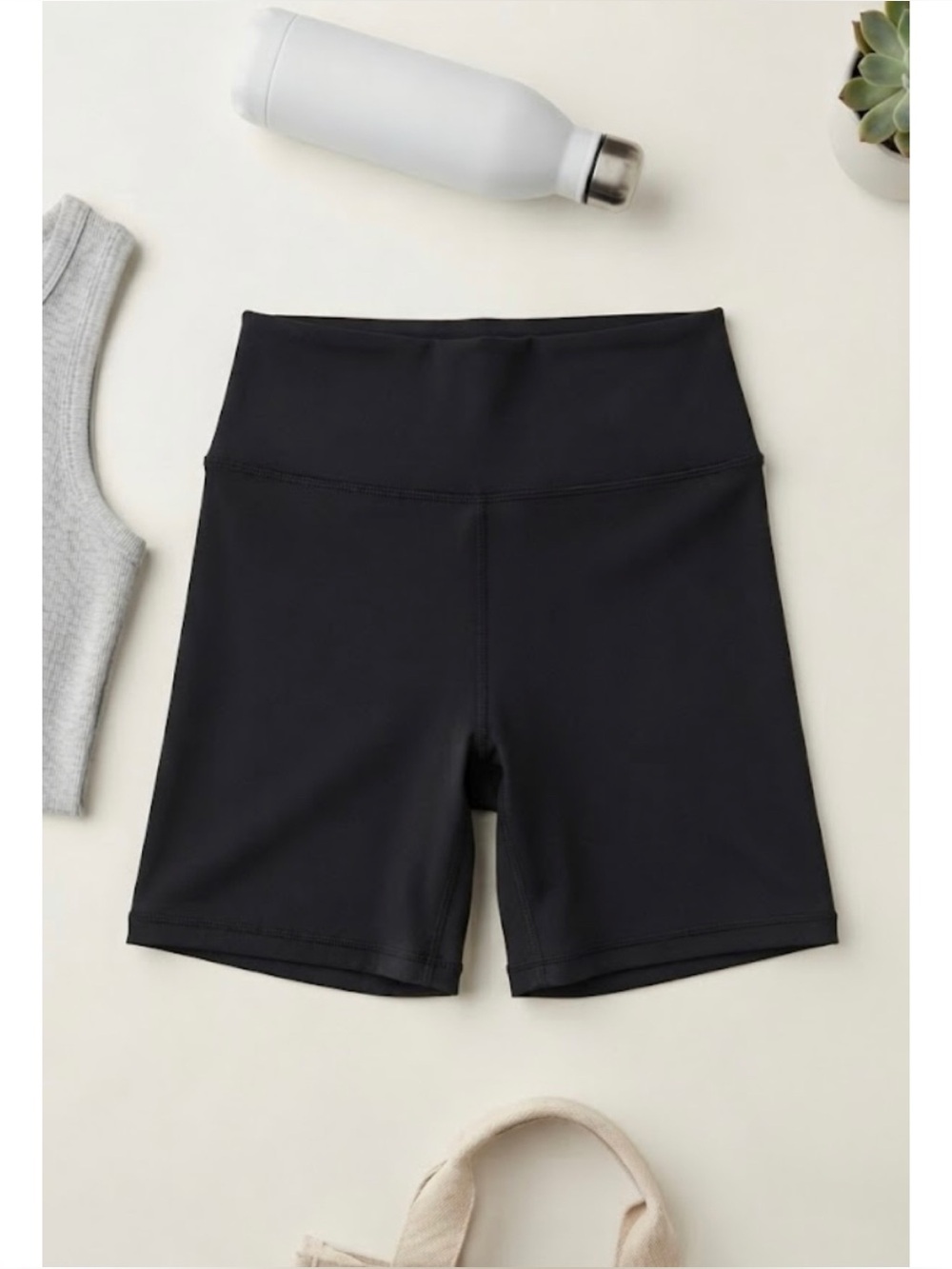 WeWoreWhat High Rise Hot Shorts 5.5” Biker Shorts